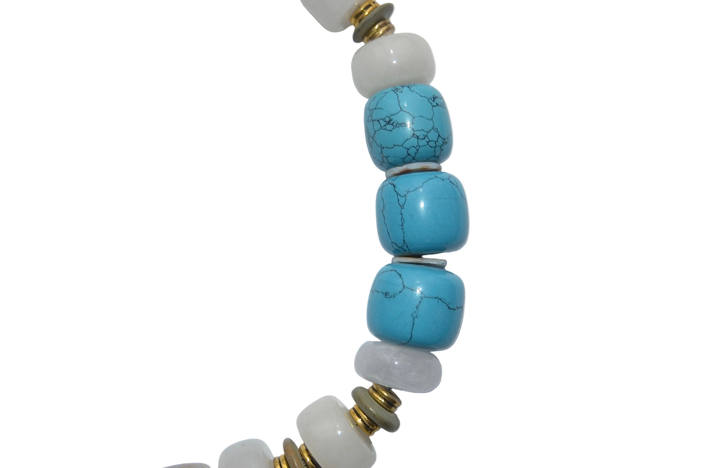 Large variety beaded necklace