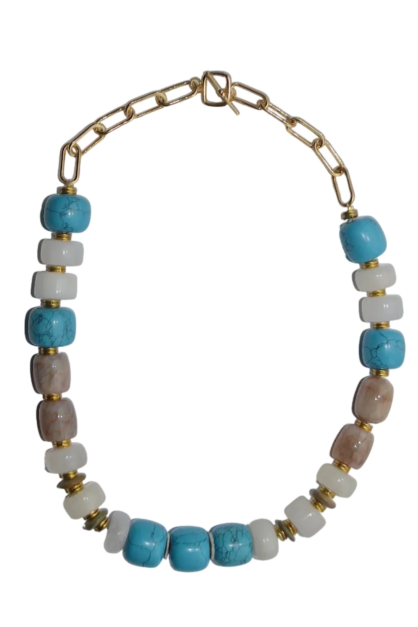 Large variety beaded necklace